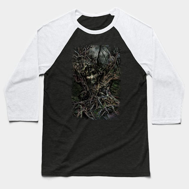 Spirit Tree Baseball T-Shirt by QuickyDesigns